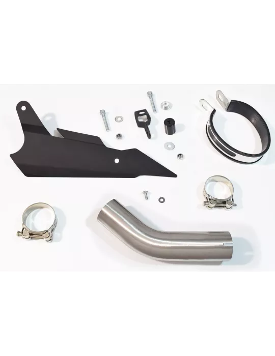 GSX-S 1000 & GT 2021-2023Silencieux Ovale Noir en Inox 230mm