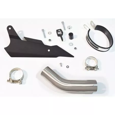 GSX-S 1000 & GT 2021-2023 Silencieux GP Rond Noir en Inox 350mm