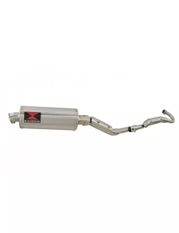 RV 125 VAN VAN Full Ligne d'échappement Sport et Collecteur Performance de 300mm Silencieux Inox Rond 