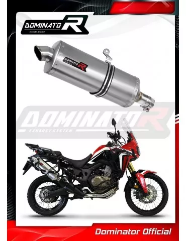 Honda CRF 1000L Africa Twin 2016 - 2019 Silencieux d'échappement sport inox  P7