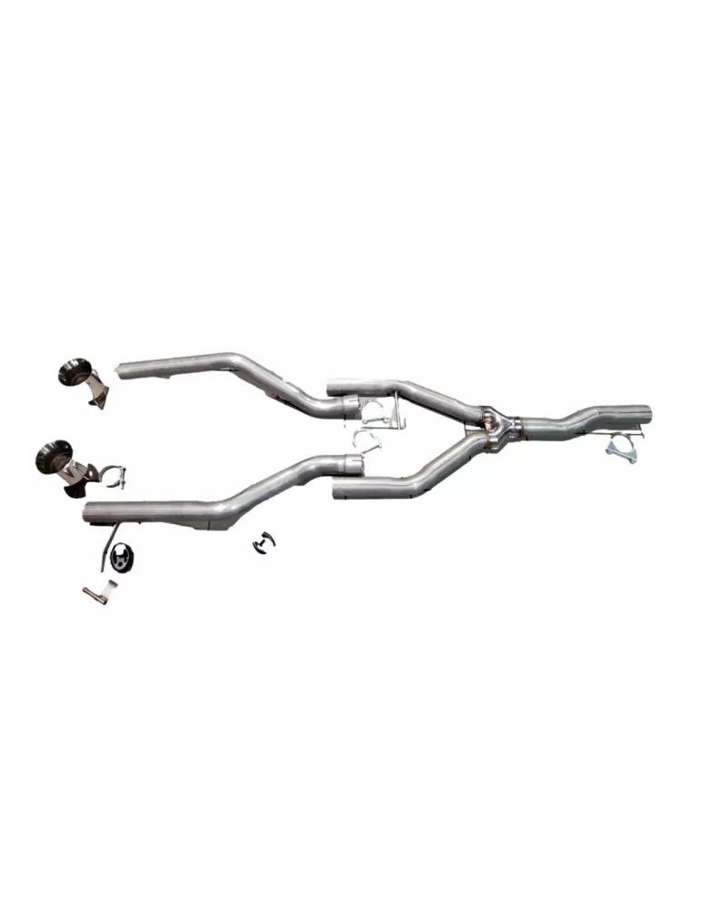 Ligne Silencieux Duplex + Intermédiaire directSportInox DriveOnlyJaguar Jaguar XE 2.0d R Sport 2015 - 2021