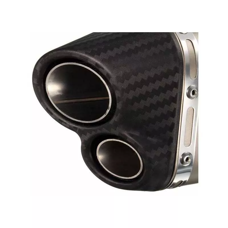 Silencieux sport inox / carbone universel 4 + accessoires