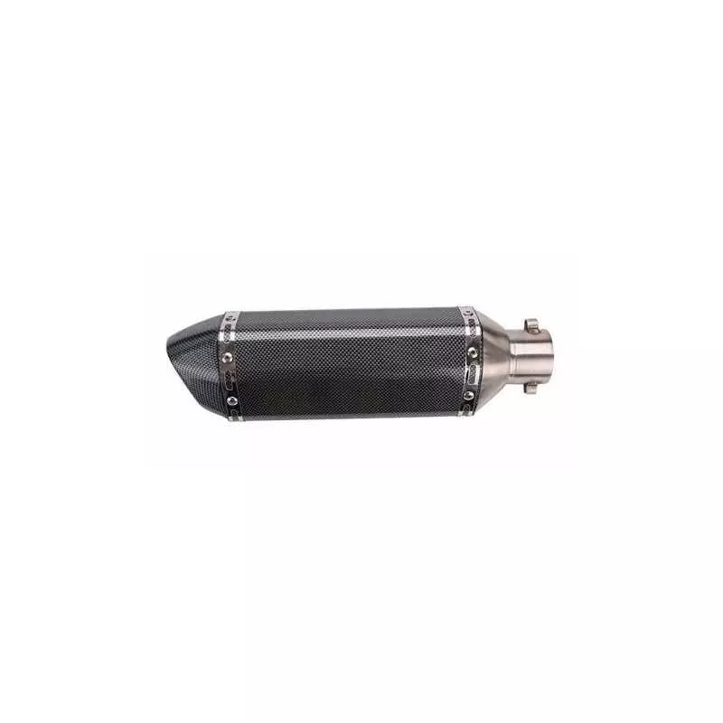Silencieux sport inox / carbone universel + accessoires