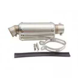 Silencieux sport inox universel Medium + accessoires