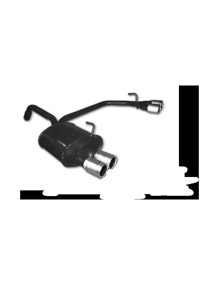 Silencieux Sport Fulltube 500 1.3Jtd Look Abarth 2007 - 2015