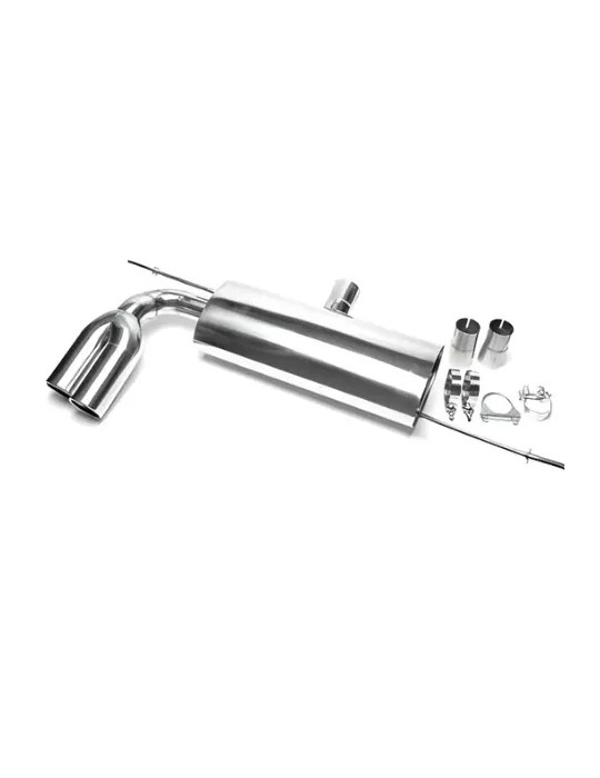 Silencieux Inox Sport Fulltube A3 8P1.6 Tdi / 1.9 Tdi / 2.0 Tdi 2003 - 2012 (Intégré au parechoc) 