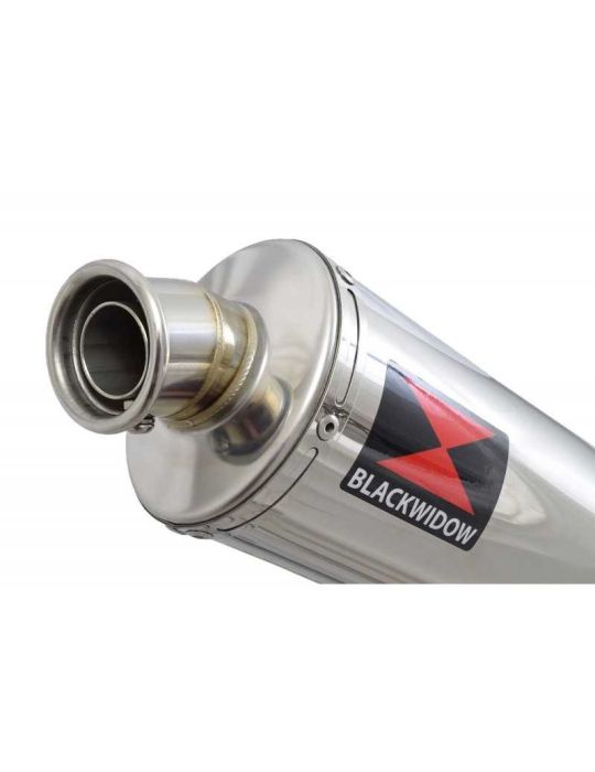 KSR Code X 125 2012-2017 Ligne complète + Silencieux Rond En Inox 400mm