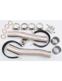ZZR600 ZZR 600 4-2 full exhaust system with 450mm round stainless steel silencers