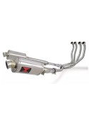 ZZR600 ZZR 600 4-2 full exhaust system with 450mm round stainless steel silencers