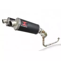 MSX 125 GROM 1-2 Par paire Ligne complète & Silencieux Noir Inox 300mm