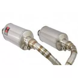 MSX 125 GROM 1-2 Par paire Ligne complète & Silencieux Ovale En Inox 230mm