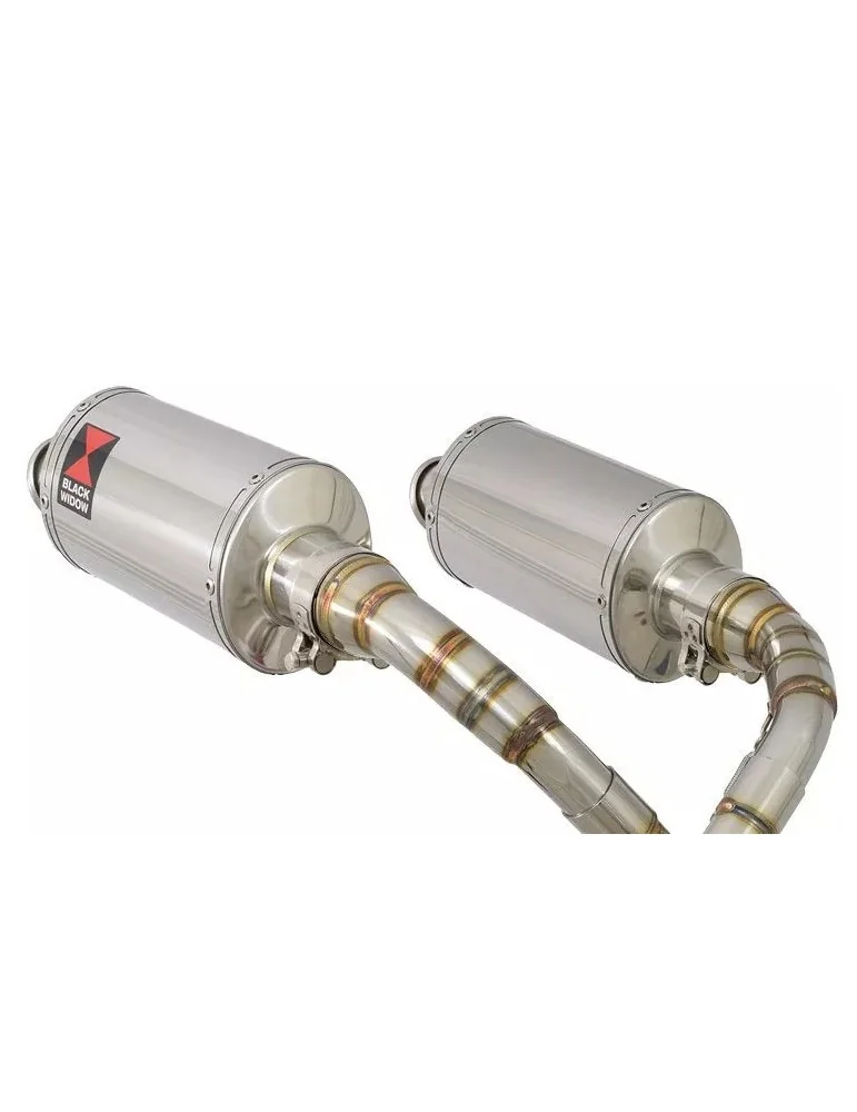 MSX 125 GROM 1-2 Par paire Ligne complète & Silencieux Ovale En Inox 230mm