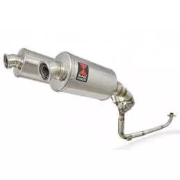 MSX 125 GROM 1-2 Par paire Ligne complète & Silencieux Ovale En Inox 230mm