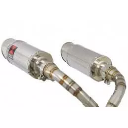 MSX 125 GROM 1-2 Par paire Ligne complète & Silencieux Rond En Inox 200mm