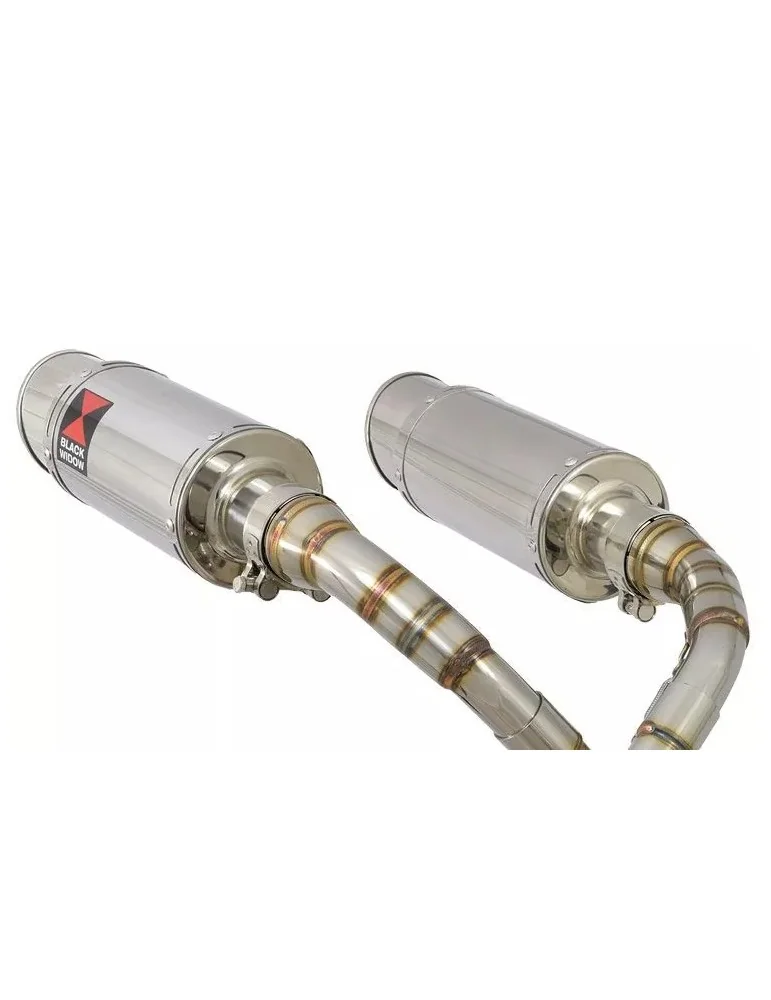 MSX 125 GROM 1-2 Par paire Ligne complète & Silencieux Rond En Inox 200mm