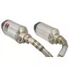 MSX 125 GROM 1-2 Par paire Ligne complète & Silencieux Ovale En Inox + Carbone Tip 200mm