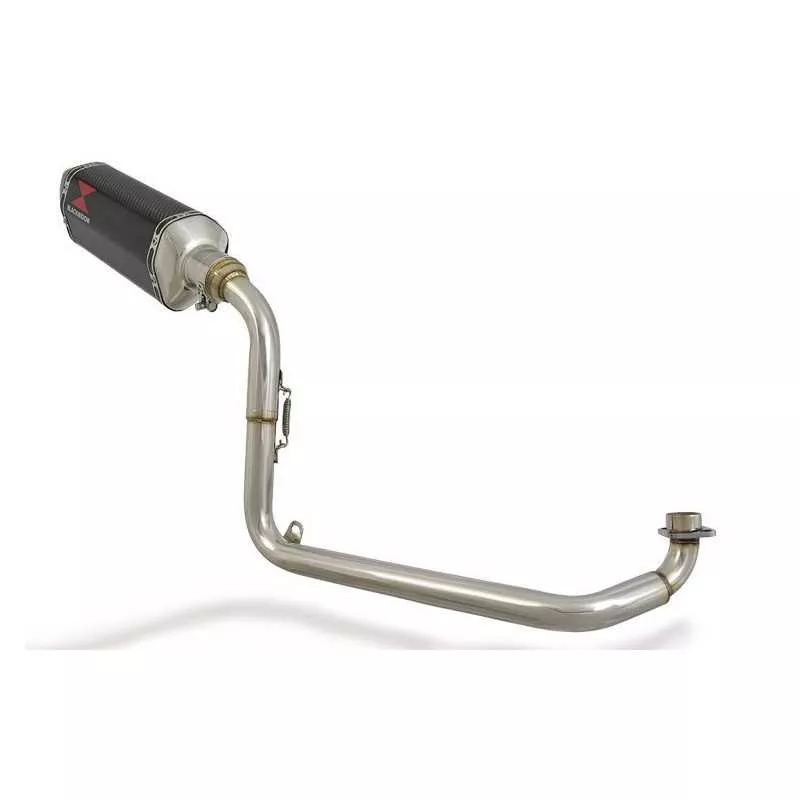 MSX 125 GROM Ligne complète & Silencieux Hexagonale En Carbone + Carbone Tip 300mm