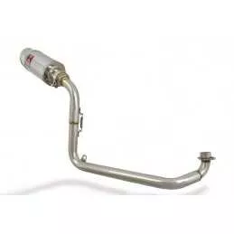 MSX 125 GROM Ligne complètes & Rond Silencieux En Inox 200mm