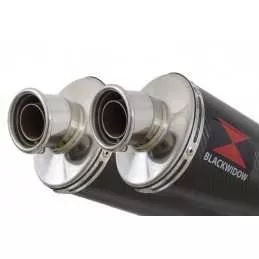 Suzuki DL1000 V-Strom 1000 Silencieux Kit / Silencieux Ovale En Carbone 300mm