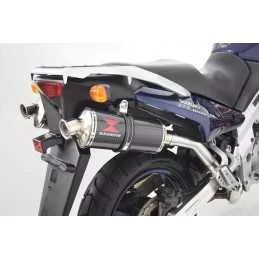 Suzuki DL1000 V-Strom 1000 Silencieux Kit / Silencieux Ovale En Carbone 300mm