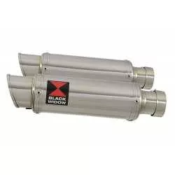 Suzuki DL1000 V-Strom 1000 Silencieux Kit / Silencieux Rond GP Style En Inox 230mm