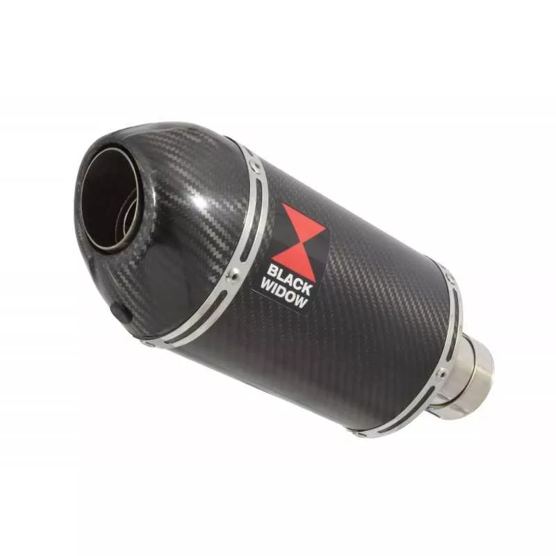 Suzuki RV 125 / RV 250 VAN VAN 2003 - 2018 Ligne complète & Silencieux Ovale En Carbone 200mm