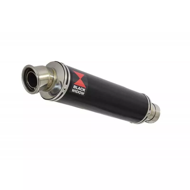 Suzuki RV 125 / RV 250 VAN VAN 2003 - 2018  Ligne complète & Silencieux Rond Noir en Inox 350mm