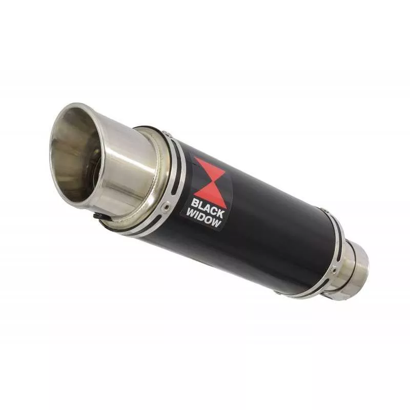Suzuki RV 125 / RV 250 VAN VAN 2003 - 2018 Ligne complète & Silencieux Rond GP Style Noir en Inox 230mm