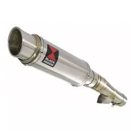 Honda NC 700 750 Integra 700 750 Tube de raccord + Silencieux GP Rond Inox 230mm