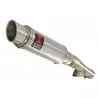 Honda NC 700 750 Integra 700 750 Tube de raccord + Silencieux GP Rond Inox 230mm