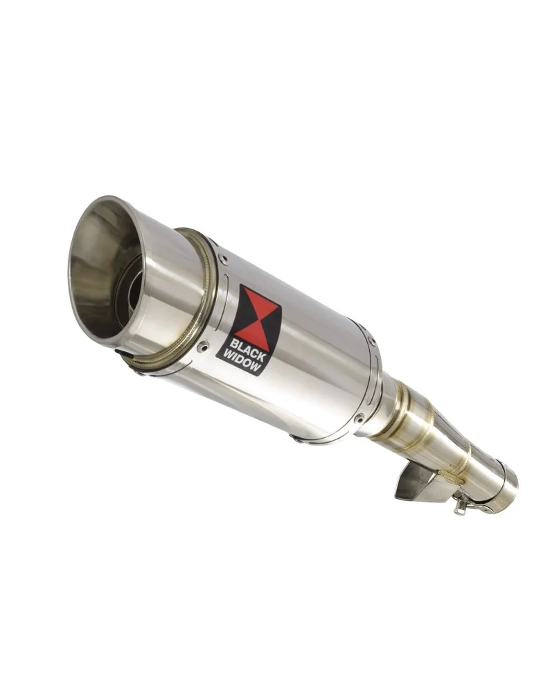 Honda NC 700 750 Integra 700 750 Tube de raccord + Silencieux ​​​​​​​Rond Inox 200mm