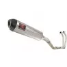 YZF R3 YZF R25 2015 - 2017 Decata Ligne complète + Silencieux Ovale En Inox + Canule En Carbone 400mm