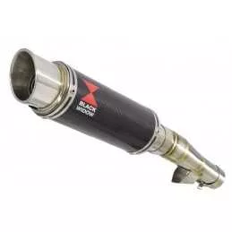 Honda NC 700 750 Integra 700 750 Tube de raccord + Silencieux GP Rond Carbone + Titanium 230mm