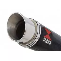 Honda NC 700 750 Integra 700 750 Tube de raccord + Silencieux GP Rond Carbone + Titanium 230mm