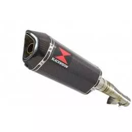 Honda NC 700 750 Integra 700 750 Tube de raccord + Silencieux Hexagonale Carbone 300mm