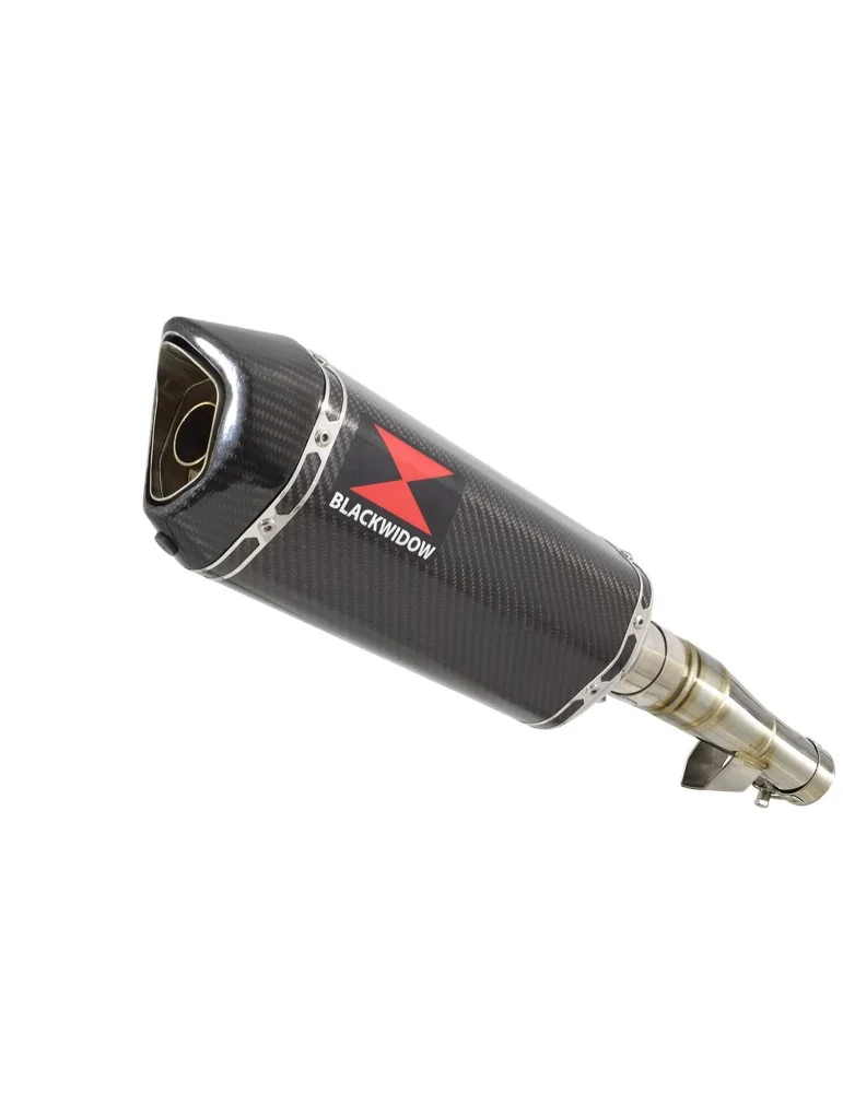 Honda NC 700 750 Integra 700 750 Tube de raccord + Silencieux Hexagonale Carbone 300mm