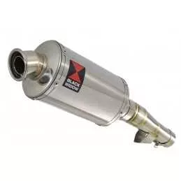 Honda NC 700 750 Integra 700 750 Tube de raccord + Silencieux Ovale Inox 230mm