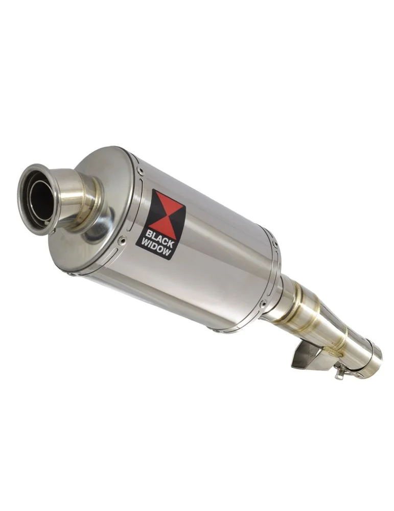 Honda NC 700 750 Integra 700 750 Tube de raccord + Silencieux Ovale Inox 230mm