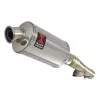 Honda NC 700 750 Integra 700 750 Tube de raccord + Silencieux Ovale Inox 230mm