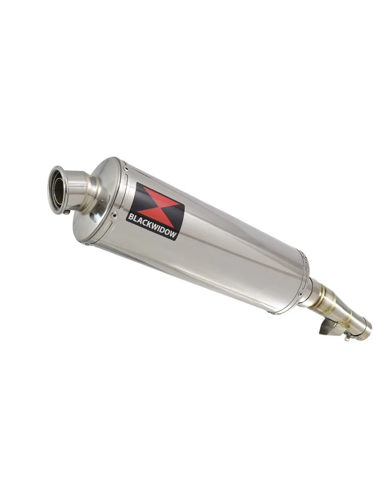 Honda NC 700 750 Integra 700 750 Tube de raccord + Silencieux Ovale Inox 400mm