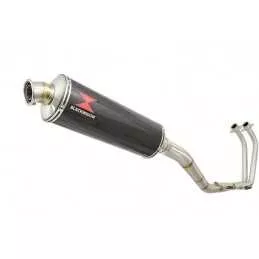 YZF R3 YZF R25 2015 - 2017 Decata Ligne complète + Silencieux Ovale En Carbone 400mm