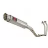 YZF R3 YZF R25 2015 - 2017 Decata Ligne complète + Silencieux Rond GP Style En Inox 360mm