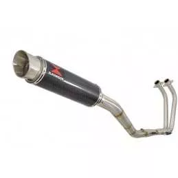 YZF R3 YZF R25 2015 - 2017 Decata Ligne complète + Silencieux GP Style Rond En Carbone 360mm