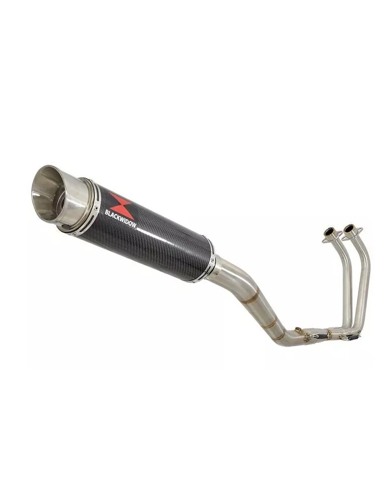 YZF R3 YZF R25 2015 - 2017 Decata Ligne complète + Silencieux GP Style Rond En Carbone 360mm