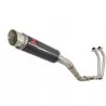 YZF R3 YZF R25 2015 - 2017 Decata Ligne complète + Silencieux GP Style Rond En Carbone 360mm