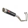 YZF R3 YZF R25 2015 - 2017 Decata Ligne complète + Silencieux GP Style Rond Noir En Inox 360mm