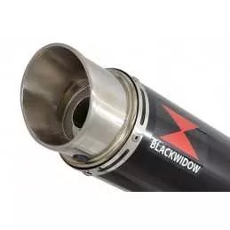 YZF R3 YZF R25 2015 - 2017 Decata Ligne complète + Silencieux GP Style Rond Noir En Inox 360mm