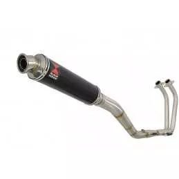 YZF R3 YZF R25 2015 - 2017 Decata Ligne complète + Silencieux Rond Noir En Inox 350mm