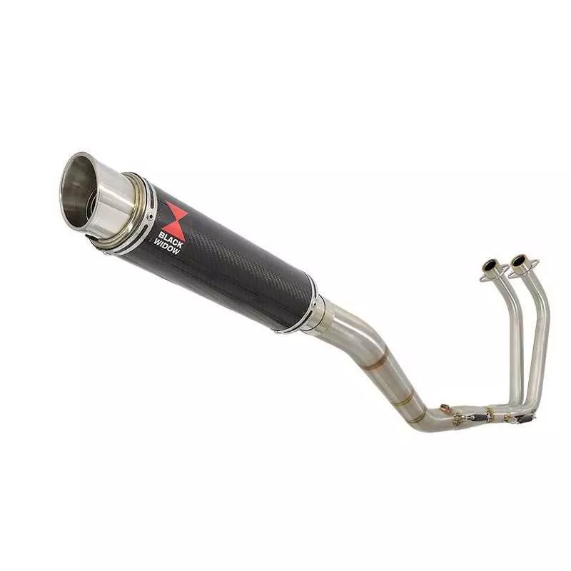 YZF R3 YZF R25 2015 - 2017 Decata Ligne complète + Silencieux GP Style Rond En Carbone 350mm