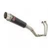 YZF R3 YZF R25 2015 - 2017 Decata Ligne complète + Silencieux GP Style Rond En Carbone 350mm